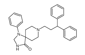 8-(3,3-Diphenylpropyl)-1-phenyl-1,3,8-triazospiro<4.5>decan-4-one Structure