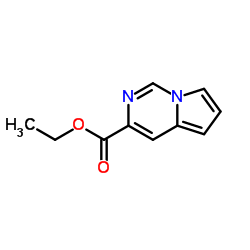 ETHYL PYRROLO[1,2-C]PYRIMIDINE-3-CARBOXYLATE Structure