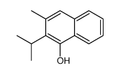 3-methyl-2-propan-2-ylnaphthalen-1-ol结构式