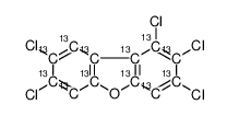 1,2,3,7,8-pentachlorodibenzofuran Structure