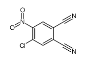 4-chloro-5-nitrobenzene-1,2-dicarbonitrile structure