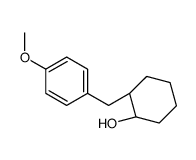 (1R,2S)-2-[(4-methoxyphenyl)methyl]cyclohexan-1-ol结构式