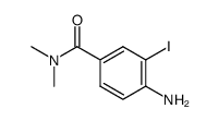 4-amino-3-iodo-N,N-dimethylbenzamide Structure