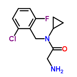 N-(2-Chloro-6-fluorobenzyl)-N-cyclopropylglycinamide图片