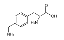 (R)-2-AMINO-3-(4-(AMINOMETHYL)PHENYL)PROPANOIC ACID structure