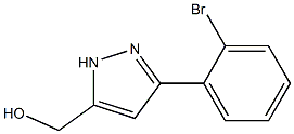 (3-(2-broMophenyl)-1H-pyrazol-5-yl)Methanol Structure