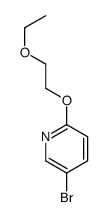 2-(2-ethoxyethoxy)-5-bromopyridine Structure