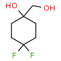 4,4-二氟-1-(羟甲基)环己-1-醇结构式