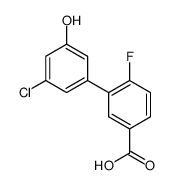 3-(3-chloro-5-hydroxyphenyl)-4-fluorobenzoic acid Structure