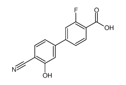 5-(4-Carboxy-3-fluorophenyl)-2-cyanophenol picture