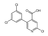 2-chloro-5-(3,5-dichlorophenyl)pyridine-4-carboxylic acid Structure