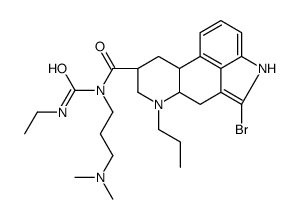 (6aR,9R)-5-bromo-N-[3-(dimethylamino)propyl]-N-(ethylcarbamoyl)-7-propyl-6,6a,8,9,10,10a-hexahydro-4H-indolo[4,3-fg]quinoline-9-carboxamide结构式