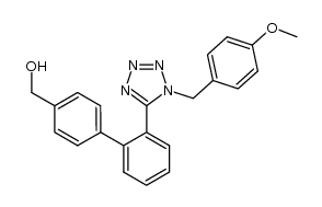 (2'-(1-(4-methoxybenzyl)-1H-tetrazol-5-yl)-[1,1'-biphenyl]-4-yl)methanol Structure