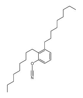 [2,3-di(nonyl)phenyl] cyanate Structure