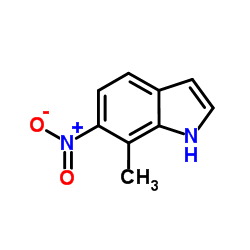 7-Methyl-6-nitro-1H-indole Structure