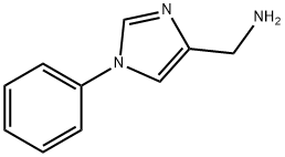 (1-苯基-1H-咪唑-4-基)甲胺图片