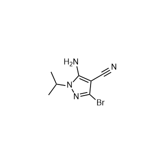 5-Amino-3-bromo-1-isopropyl-1H-pyrazole-4-carbonitrile picture