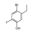 4-BROMO-5-ETHYL-2-FLUOROPHENOL Structure