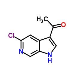 1-(5-Chloro-1H-pyrrolo[2,3-c]pyridin-3-yl)ethanone Structure