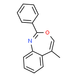 5-Methyl-2-phenyl-3,1-benzoxazepine Structure