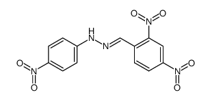 2,4-dinitro-benzaldehyde-(4-nitro-phenylhydrazone) Structure