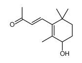 4-(3-hydroxy-2,6,6-trimethylcyclohexen-1-yl)but-3-en-2-one结构式