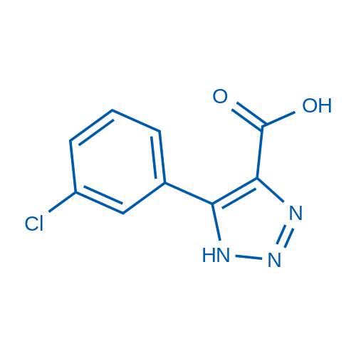 5-(3-氯苯基)-1H-1, 2, 3-三唑-4-羧酸图片