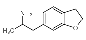 6-(2-氨丙基)-2,3-二氢苯并呋喃结构式