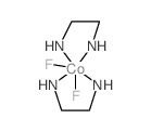 Cobalt(1+),bis(1,2-ethanediamine-N,N')difluoro-, iodide, (OC-6-22)- (9CI)结构式