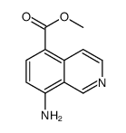 5-Isoquinolinecarboxylicacid,8-amino-,methylester(9CI) Structure