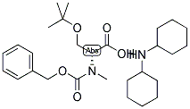 Z-N-ME-D-SER(TBU)-OH DCHA Structure