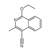 4-Isoquinolinecarbonitrile,1-ethoxy-3-methyl-(9CI)结构式