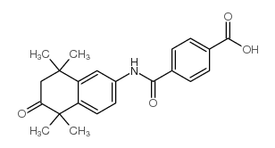 4-[(5,5,8,8-四甲基-6-氧代-5,6,7,8-四氢-2-萘基)氨基甲酰]苯甲酸图片