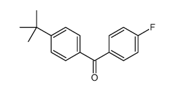 4-TERT-BUTYL-4'-FLUOROBENZOPHENONE结构式