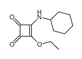 3-环己氨基-4-乙氧基-3-环丁烯-1,2-二酮结构式