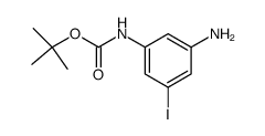 3-amino-5-iodophenylcarbamic acid, 1,1-dimethylethylester结构式