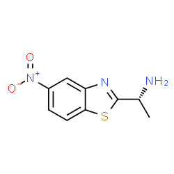 2-Benzothiazolemethanamine,alpha-methyl-5-nitro-,(R)-(9CI)结构式