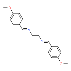 N-[(4-METHOXYPHENYL)METHYLENE]-N-(2-([(4-METHOXYPHENYL)METHYLENE]AMINO)ETHYL)AMINE structure