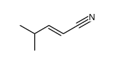 4-methyl-2-pentenenitrile结构式