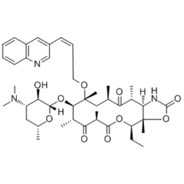 Cethromycin structure