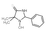 1-hydroxy-5,5-dimethyl-2-phenylimidazolidine-4-thione Structure