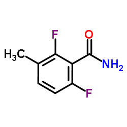 2,6-Difluoro-3-methylbenzamide结构式