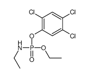 N-[ethoxy-(2,4,5-trichlorophenoxy)phosphoryl]ethanamine结构式