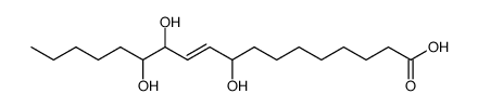 9,12,13-trihydroxy-10-octadecenoic acid structure