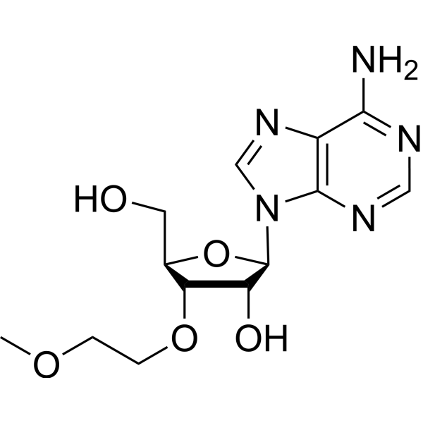 3’-O-(2-Methoxyethyl)adenosine结构式