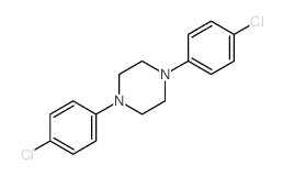 Piperazine,1,4-bis(4-chlorophenyl)- Structure