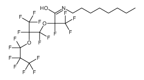 N-Octyl-2,3,3,3-tetrafluoro-2-[1,1,2,3,3,3-hexafluoro-2-(heptafluoropropoxy)propoxy]propanamide Structure