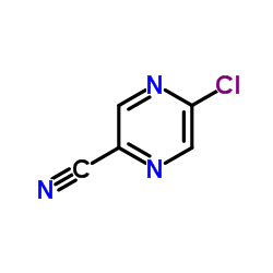 5-Chloro-2-pyrazinecarbonitrile structure