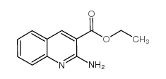 2-氨基喹啉-3-羧酸乙酯结构式