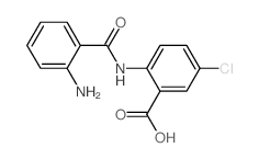 Benzoic acid,2-[(2-aminobenzoyl)amino]-5-chloro-结构式